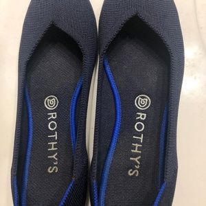 Rothy's Navy Blue Flats